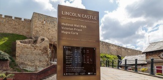 view of lincoln castle