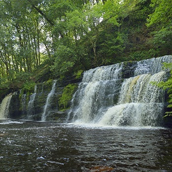 waterfall in the brecon beacons